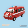 Машина метал. 7644 "Газель" (світло,звук,відк.двері) (АВТОПРОМ) 